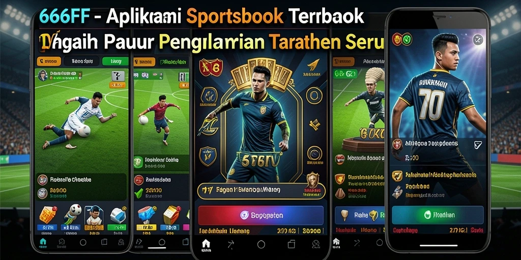 Screenshot utama 666FF menampilkan tampilan taruhan olahraga yang menarik.