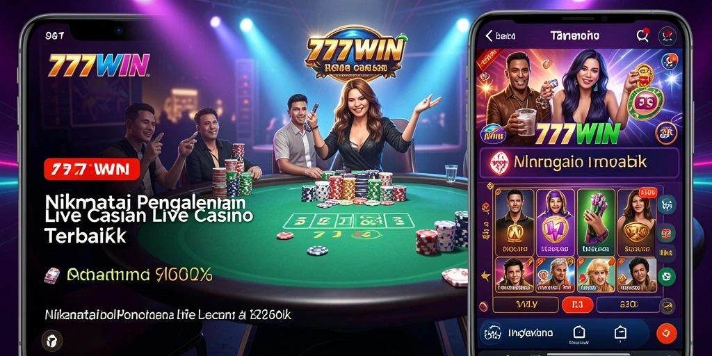 Gameplay Live Casino yang mendebarkan di 777WIN dengan dealer profesional.