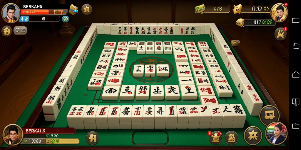 Tampilan gameplay menarik dari BERKAH6 yang penuh warna.