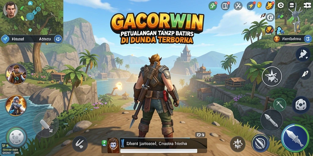 Tampilan menakjubkan dari gameplay <strong>GACORWIN</strong> dalam dunia terbuka.