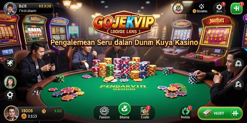 Tampilan gameplay GOJEKVIP yang seru dan mendebarkan.