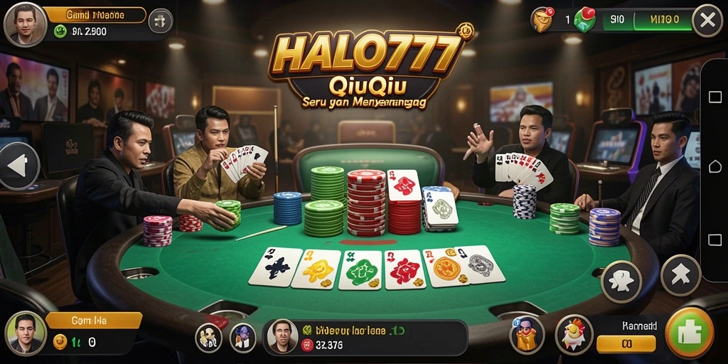Screenshot gameplay QiuQiu yang menegangkan dari HALO777