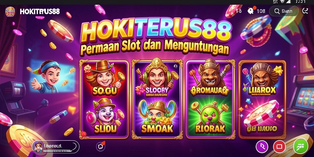 Tampilan gameplay seru dan mengasyikkan di HOKITERUS88.