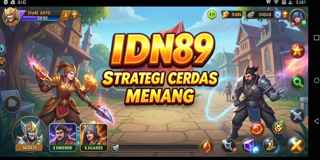 Tampilan seru dari permainan strategi IDN89 yang mendebarkan.