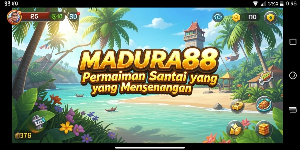 Tampilan gameplay menarik dan penuh warna dari MADURA88.