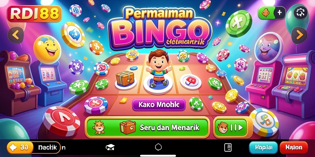 Tangkapan layar gameplay RDI88 menunjukkan serunya permainan Bingo.