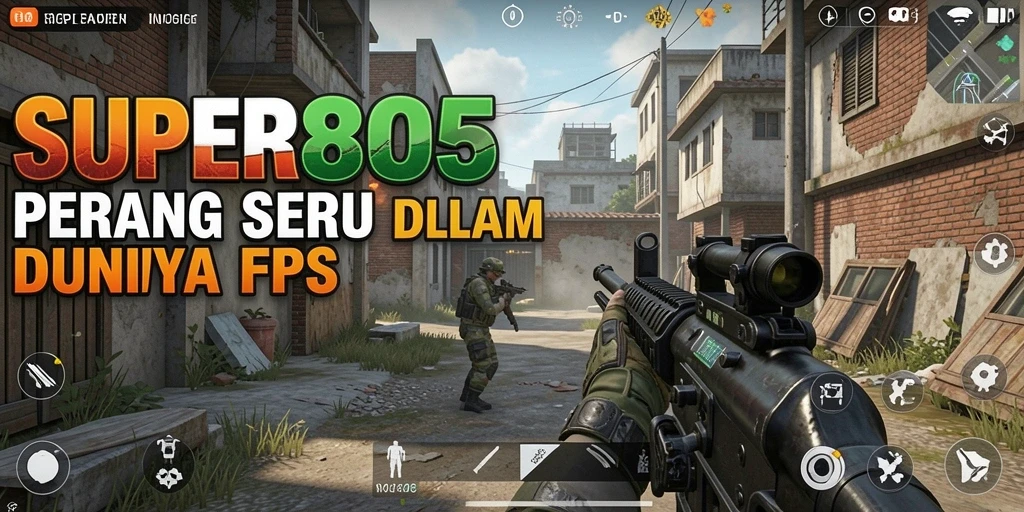 Gameplay intens dari SUPER805 dengan pertempuran seru.