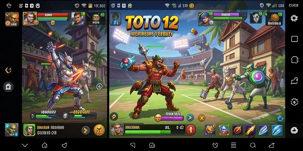 Tampilan antarmuka TOTO12 yang sederhana dan intuitif.