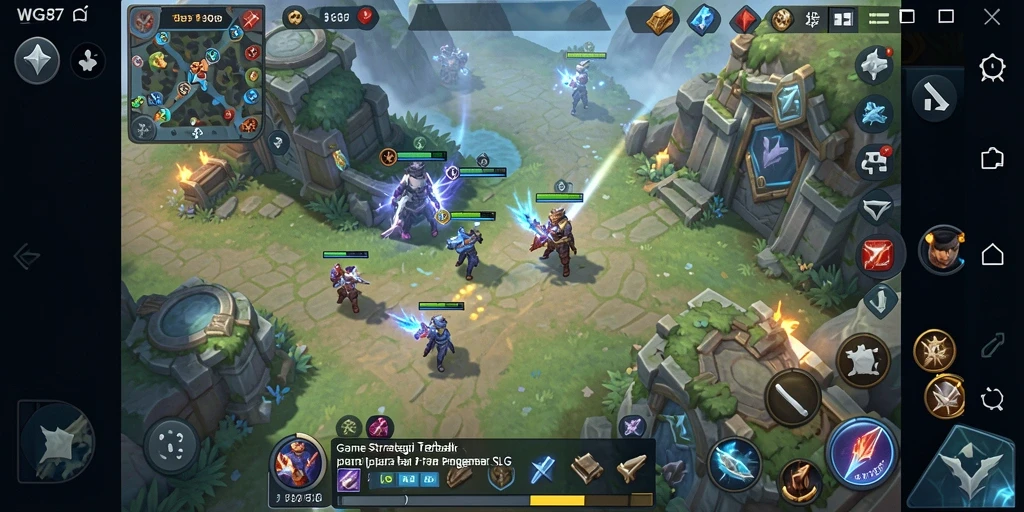 Screenshot gameplay <strong>WG87</strong> menampilkan strategi pertempuran yang mendebarkan.