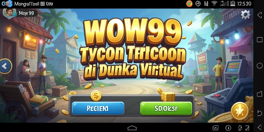 Screenshot WOW99 menunjukkan gameplay Tycoon yang mengasyikkan dan menarik.