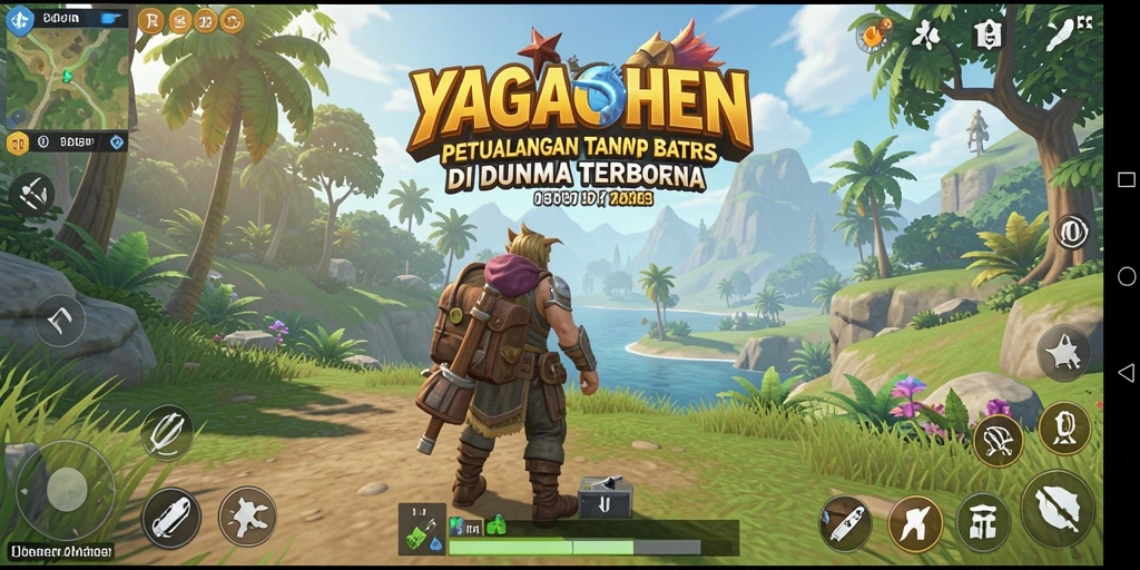 Tampilan gameplay yang menakjubkan di dunia terbuka YAGAOHEN.